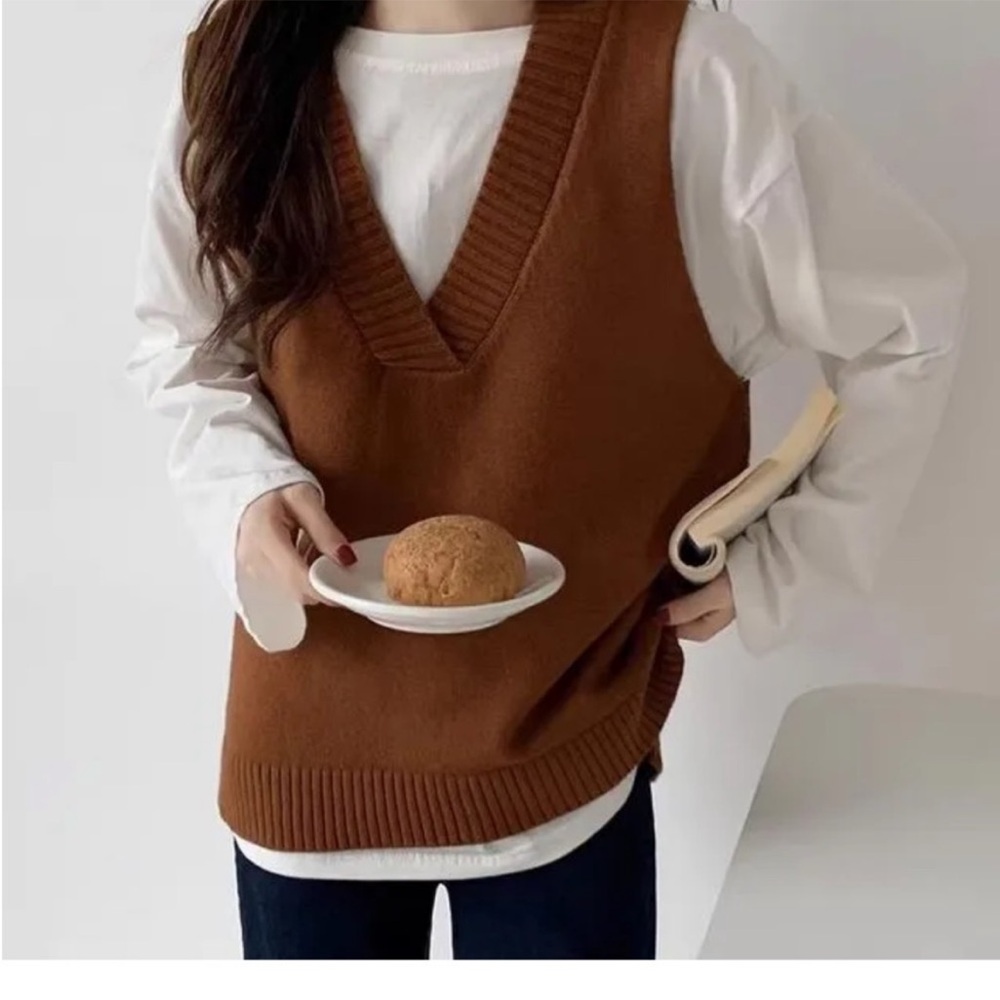 Rickis Carmel V Neck Sweater Vest